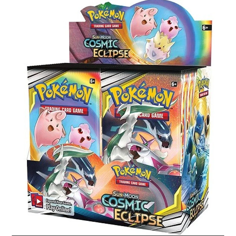 36 упаковок в коробке Pokemon TCG английское издание карта Pikamon Sun & Moon Cosmic Eclipse