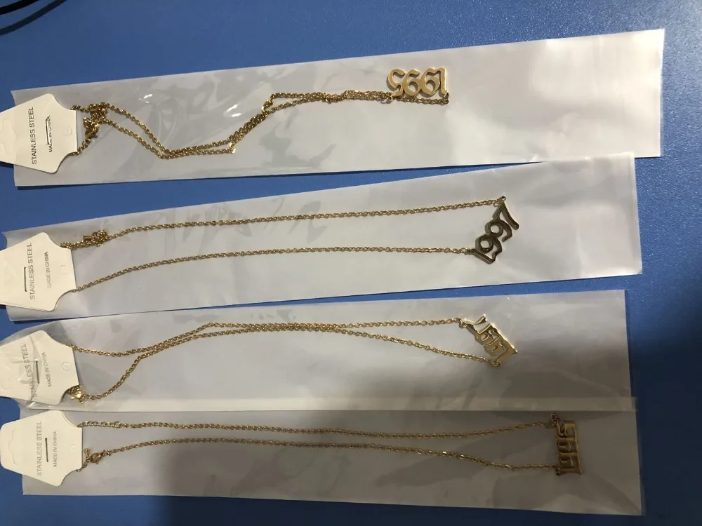 MEIBEADS, минималистичное, персонализированное, с номером года, на заказ, ожерелье s для женщин и мужчин, цепочка, подвеска, ожерелье, ювелирное изделие
