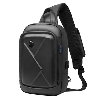 

New Men's Chest Pack Fashion Shoulder Messenger Casual Bag Youth Business Travel Large Capacity Multi-function Crossbody Bag