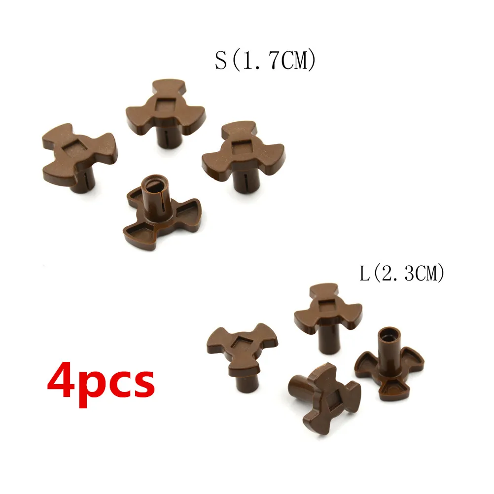 

4Pcs/lot Universal Turntable Coupler Microwave Oven Turntable Roller Guide Support Coupler Tray Shaft