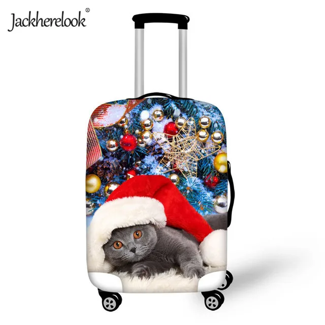 CA5336L Jackherelook рождественский багажный чехол дорожный костюм чехол защитные чехлы Милая тележка для животных Чехол протектор - Цвет: CA5336L