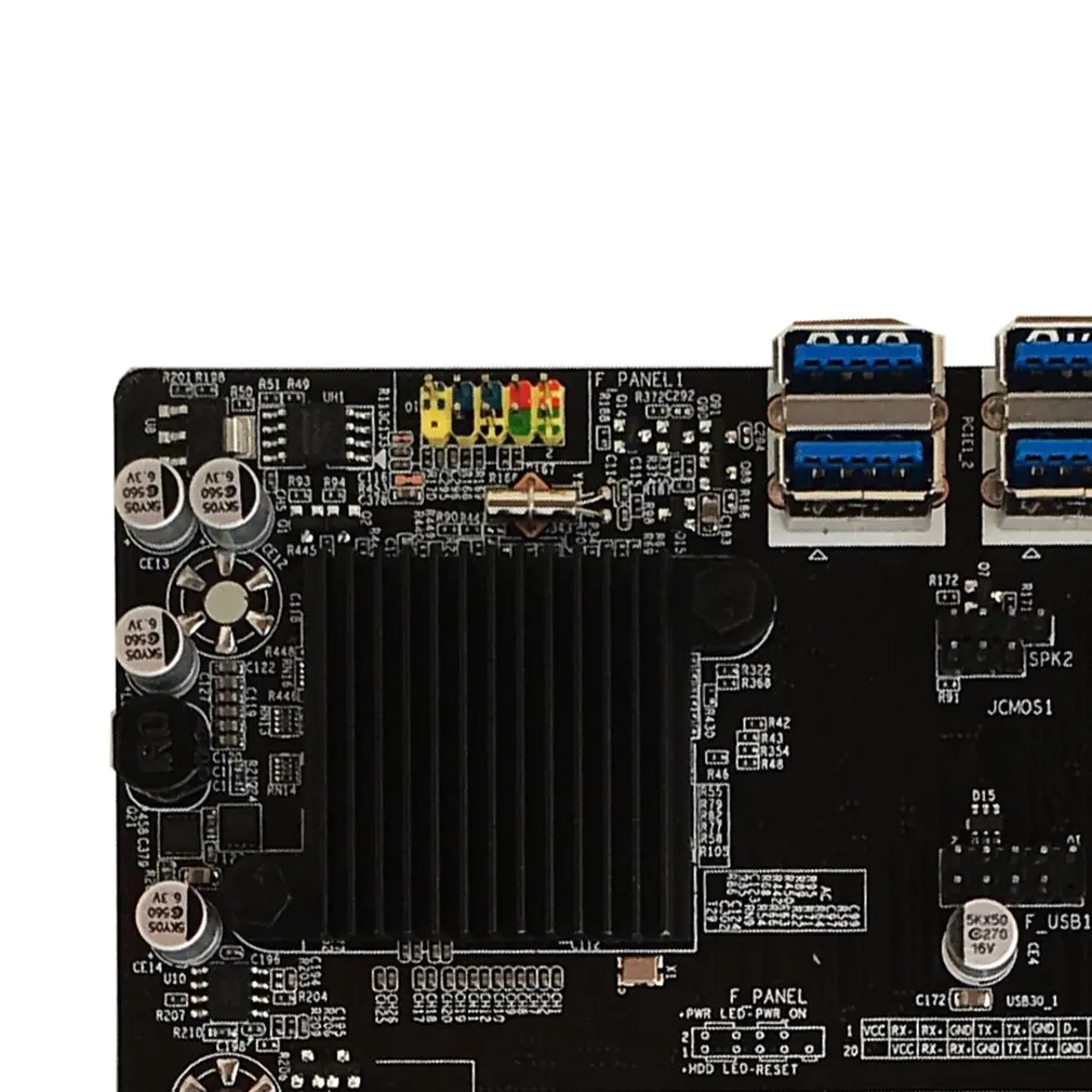 Computer Motherboard Mining Board B250C Multi-Graphics Card 12 Card Motherboard Usb3.0 Plug-In Pcie Slot