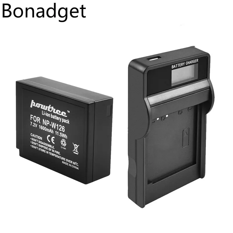 Bonadget 7.2в 1.6Ah NP W126 USB зарядное устройство для Fujifilm FinePix HS30EXR HS33EXR X Pro1 E1 E2 M1 A1 A2 батарея