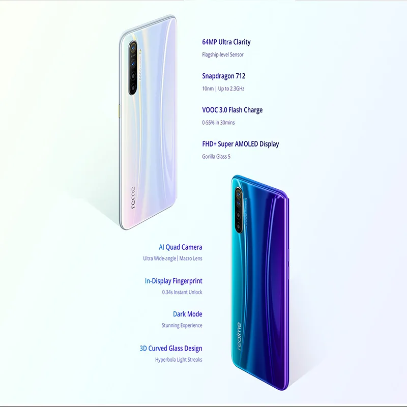 realme XT 8 RAM 128GB ROM NFC Mobile Phone Snapdragon 712 AIE 64MP Quad Camera Cellphone VOOC 20W Fast Charge 4000mAh Smartphone realme XT 8 RAM 128GB ROM NFC Mobile Phone Snapdragon 712 AIE 64MP Quad Camera Cellphone VOOC 20W Fast Charge 4000mAh Smartphone