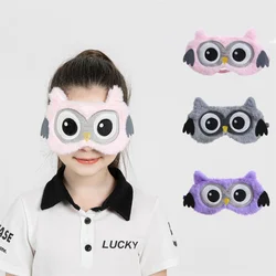 1 Pcs Plush Sleeping Eye Mask Cute Owl Kids Sleep Mask Cartoon 3d Eye Cover Eye Blindfolds Travel Eye Band Shade Rest Eyepatch