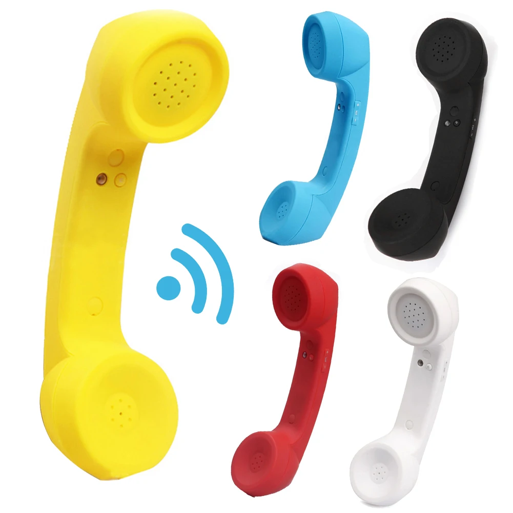 Home Bluetooth Wireless Mobile Phone Comfortable Call Radiation Proof Durable Accessories Headphones Telephone Handset ABS Retro