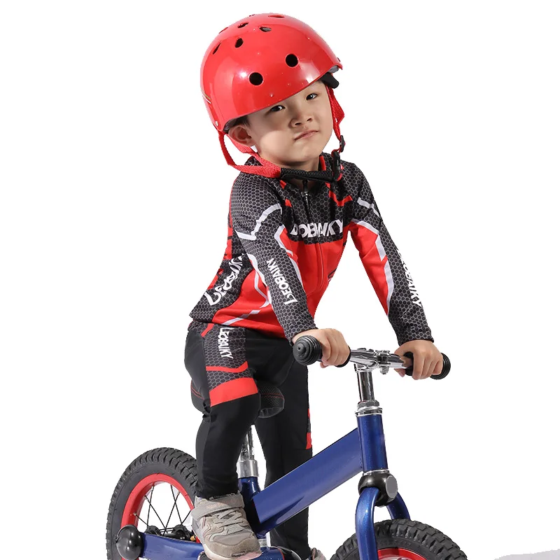 Uniforme de ciclismo para niños, ropa de bicicleta de ropa de equilibrio, mangas largas, de invierno, accesorios de bicicleta para niños - AliExpress