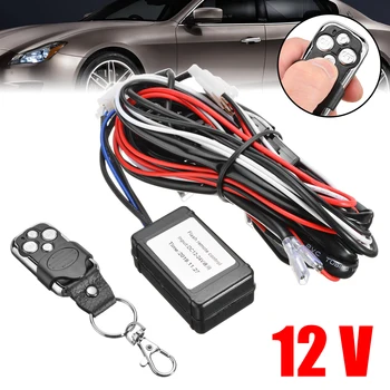 

12V LED Work Light Bar Wire Cable Wiring Harness Remote Control Switch Wiring Kit for Car Light Power 120W LED Work Light Bar