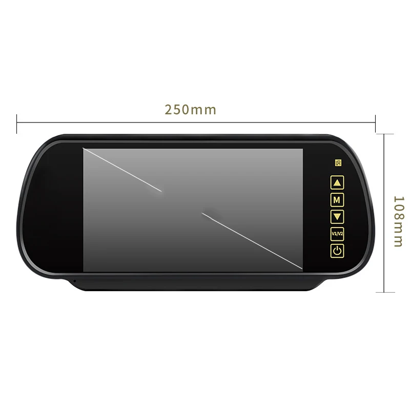 7 HD зеркало монитор автомобиля заднего вида резервная камера светодиодный ночного видения практичный