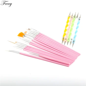 

Thin Brushes for Manicure Acrylic Nail Brush for Nail Art Tools Makeup Brushes Painting Drawing Pen Set Kit Gel Varnishes Tools