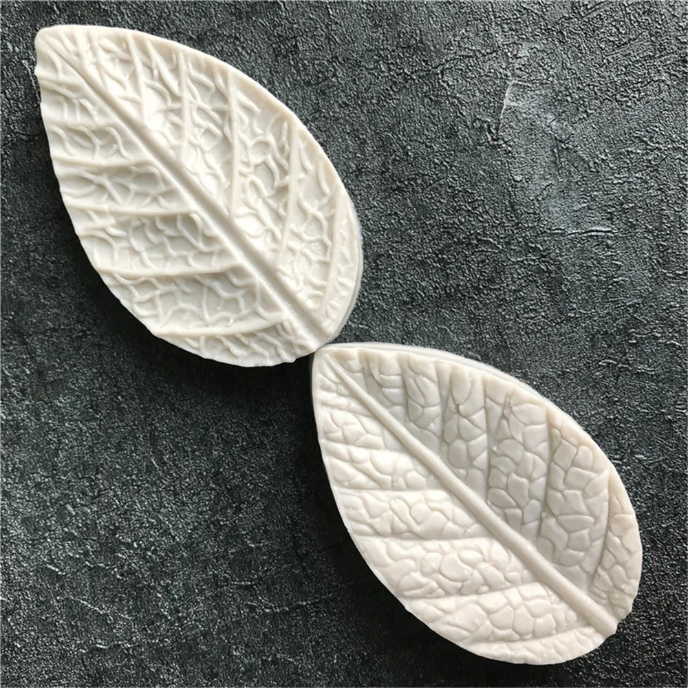 Silicone Resin Molds Designer DIY 3D Polymer Fondant Flower Leaf Silicone Mould Gips Mallen Stampo Cemento Betonform Cake Mold