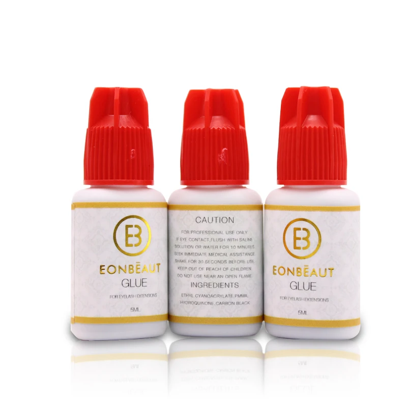 EONBEAUT EB-5 клей, 10 шт., клей для ресниц, быстросохнущий, 5 мл, клей для ресниц, клей для ресниц, черный, удерживающий, длинный, последний инструмент для макияжа