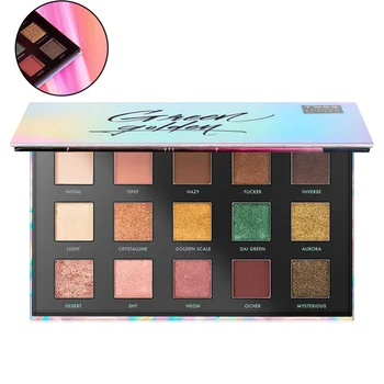 

1PC Portable Eyeshadow Compact 15 Colors Shining Eyeshadow Compact Premium Eyeshadow Palette Practical Eyeshadow Pallet for Girl