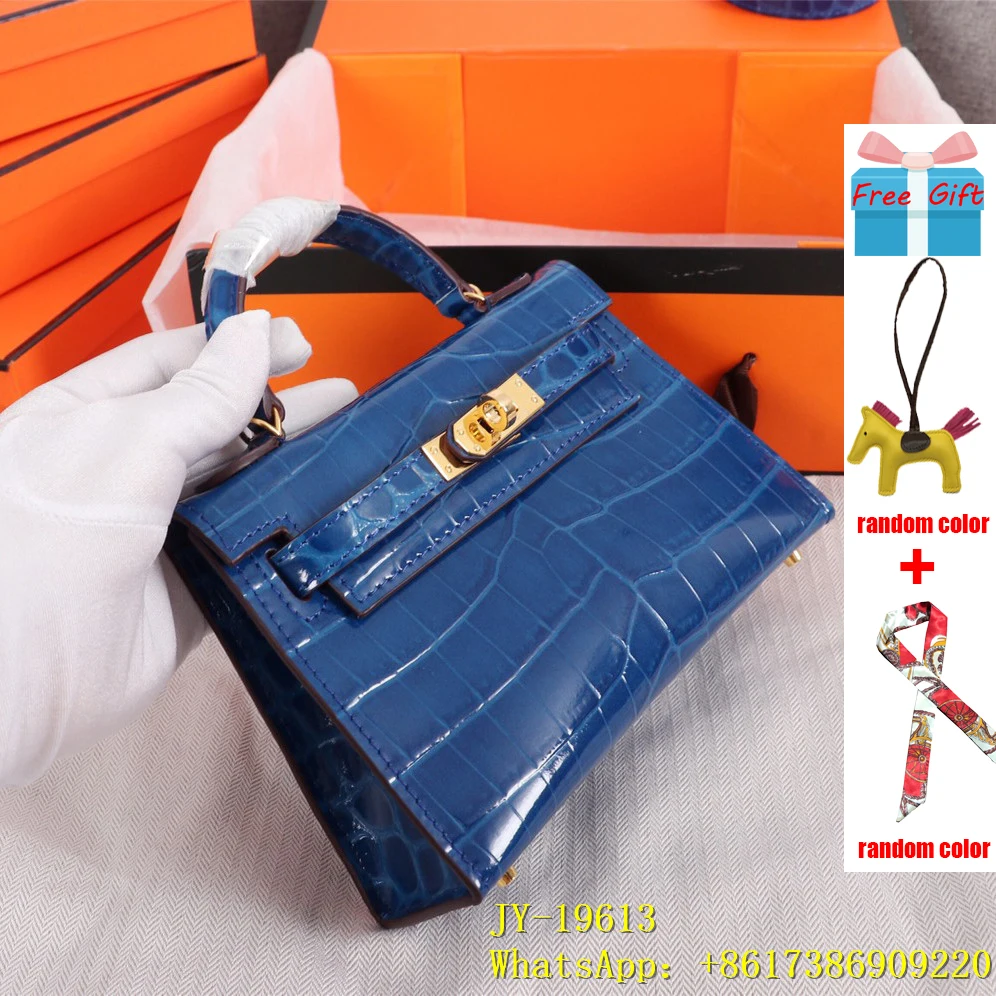 

Crocodile pattern mini kayli Women's Shoulder Top-Handle Bags Luxury designer Counter quality Genuine Leather classic handbag