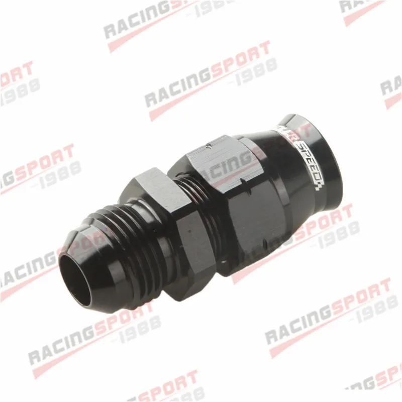 

Aluminum Alloy 8AN AN-8 AN8 Male To 1/2" 0.5'' Straight Tube Adapter Black