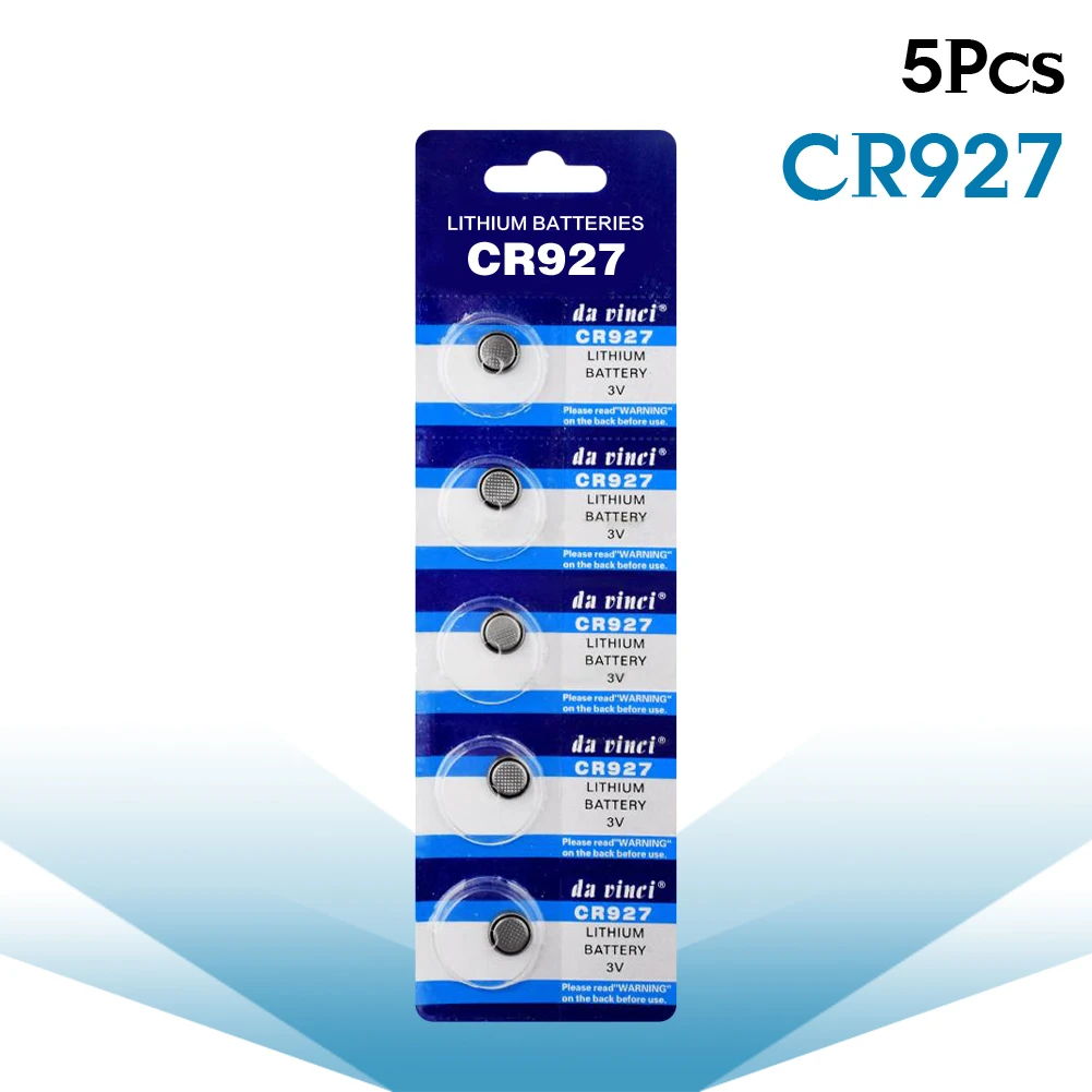 5 unidades/pacote 3v cr927 bateria de botão de lítio dl927 br927 BR927-1W CR927-1W ecr927 para calculadora brinquedos computadores bateria moedas células
