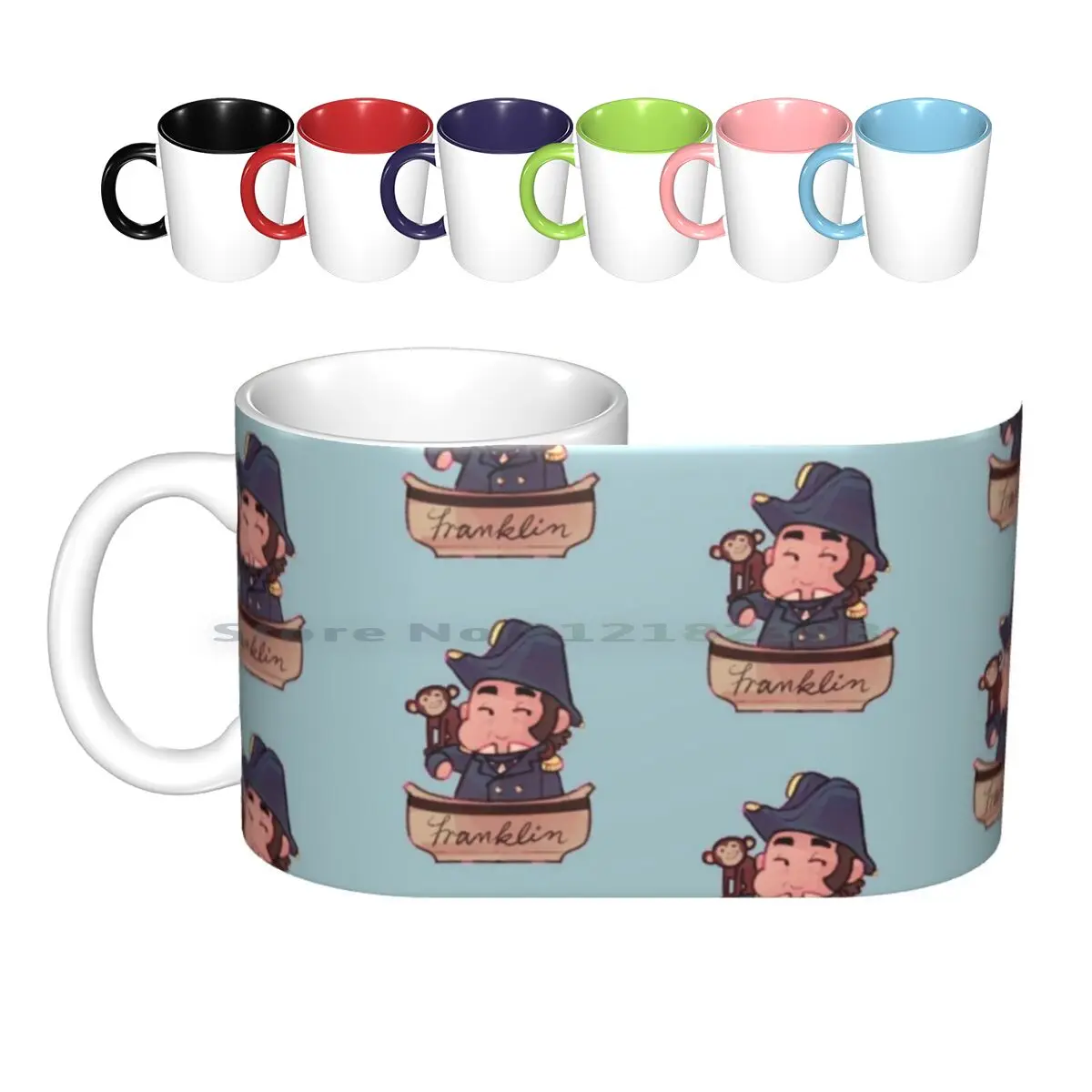 Tiny Franklin Tazze In Ceramica Tazze Da Caffè Tazza Da Tè Al Latte The Terror Sir John Franklin Terror Regalo Vintage Di Tendenza Creativa