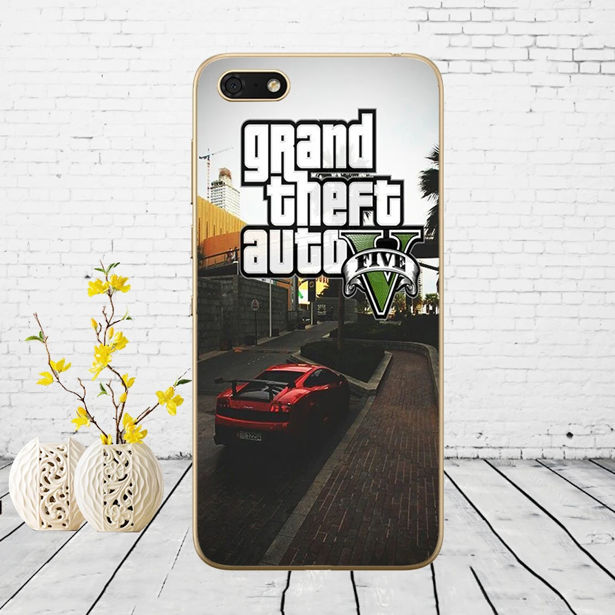 33DD Grand Theft Auto GTA V Мягкий силиконовый чехол для Huawei Honor 9 10 Lite 7A 5,45 7a pro 7c 5,7 дюймов 7x 8x чехол - Цвет: 14