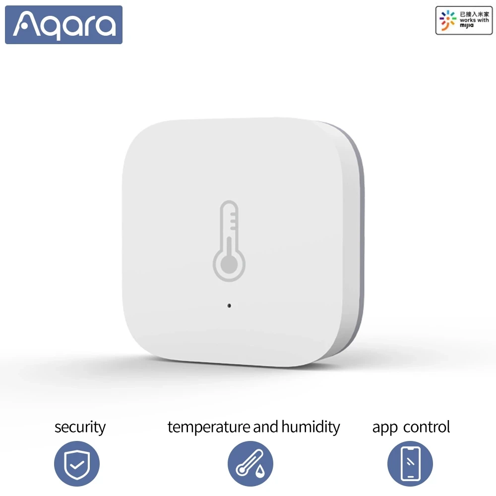 Aqara Temperature Sensor Smart Air Pressure Humidity Environment Sensor Smart Control Zigbee Connection for Mihome APP