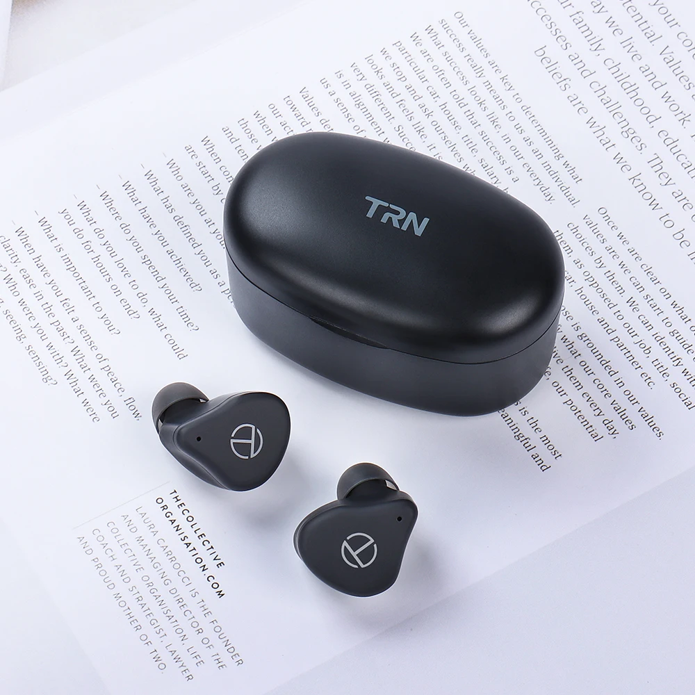TRN BT1 TWS Bluetooth 5.0 Wireless Headphones Hifi Hybrid Drive In Ear Earphone Gamer Sport Waterproof Headset TRN T300 T200 bluetooth headphones
