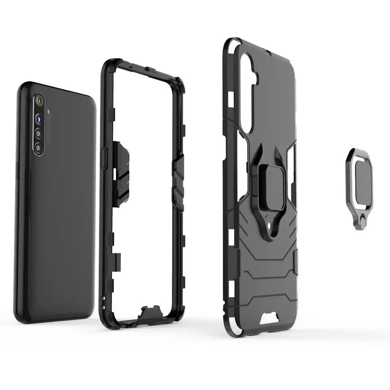 Для Realme XT 3D кольцевой защитный чехол для Realme XT для Realme X2 для Realme X2 Pro Автомобильный держатель для телефона чехол-накладка на заднюю панель