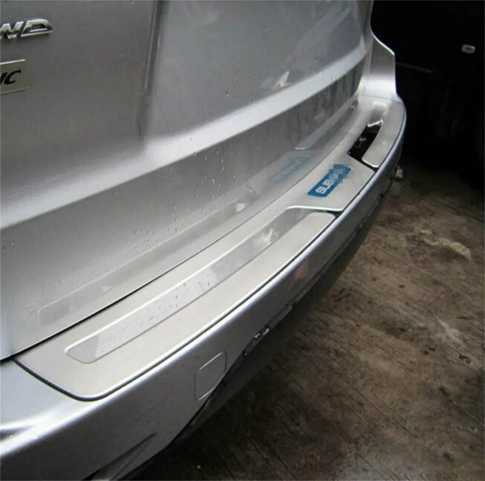 Подходит для Subaru Forester 2009-2012 протектор заднего бампера ШАГ ПАНЕЛЬ крышка порога пластина