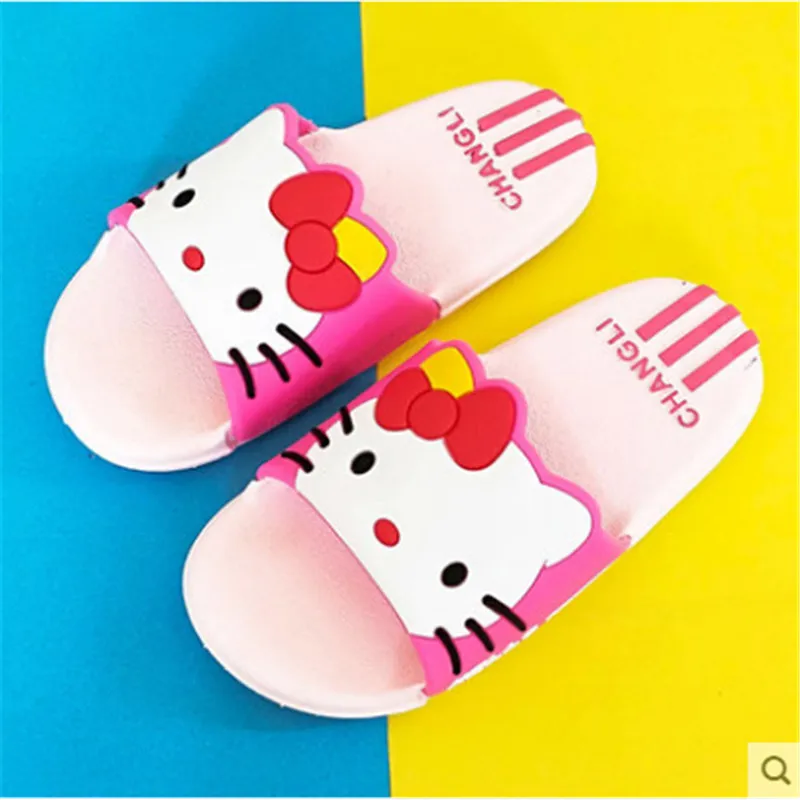 

Fashion Summer Woman Slippers Adult Cat flip flops Beach Sandals Pink Cute Lady Slides Soft Comfortable Slippers Open Toe Sandal