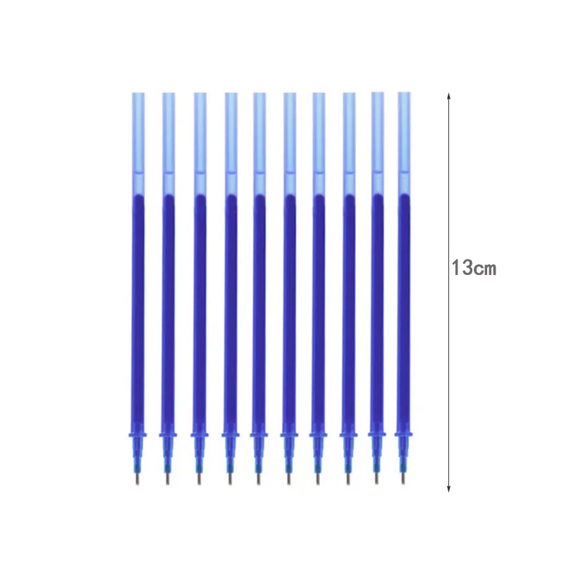 50+3pcs Erasable Pen Set 0.5mm Washable Handle Magic Erasable Gel Pen Refills Rod Blue Black Ink Pen Students Kawaii Stationery