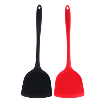 

Household Food Grade Silicone Shovel Non-stick Cooking Heat-resistant Spoon Spatula High Temperature