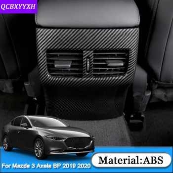 

For Mazda 3 BP Axela 2019 2020 Car Styling Car Armrest Box Kick-proof Sequins Rear Air Outlet Sticker Sequins Auto Accessories