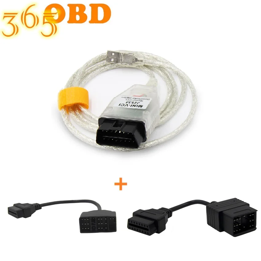 10 шт./лот Новинка V15.00.028 MINI-VCI J2534 с чипом FTDI FT232RL + 22Pin 17Pin для диагностического
