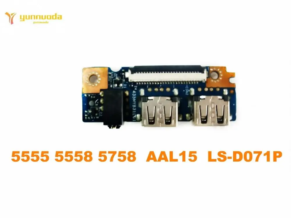 Оригинальный Для DELL 5555 5558 5758 звуковая плата USB доска AAL15 LS-D071P испытанное хорошее