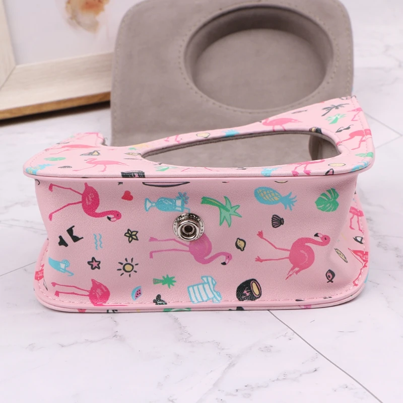 Модный чехол для камеры с изображением фламинго для Fujifilm Instax Mini 8/8+/9 Cute LX9A