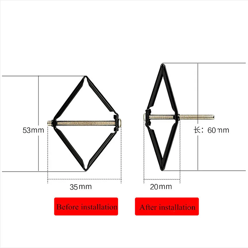 1 Set (10pcs) Wall Box Mount Repair Tool Secret Stash 118Type Light Switch Cassette Repairer Support Rod Electrician Accessories