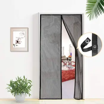 

Door curtain soft yarn magnetic insect - proof Screen window Screen home door Denser mesh surface Anti-Mosquito Net On the Door