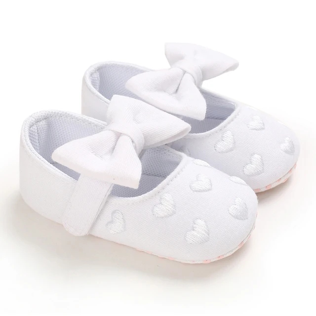 Newborn Toddler Shoes Baby Soft Soled Sandals Lace Soft Soled Shoes Beach Shoes Slippers Non Slip Sandals 0-18M First Walkers C-656 white