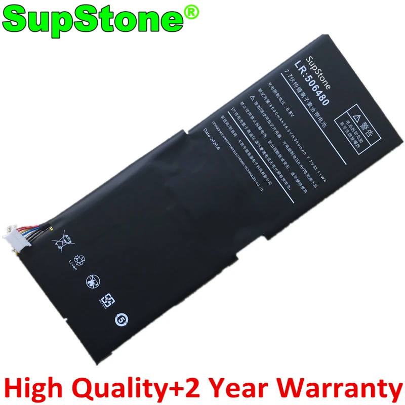 SupStone Новый 506480 ноутбук Батарея для одно-Нетбуки OneMix 3 3S 3Pro планшет H-687292P 356585 7 V 33.11WH