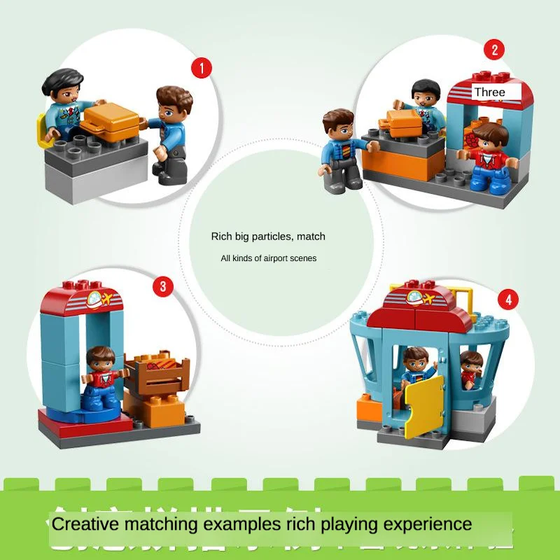Серия Duplo 10871 мой полет порно строительные блоки игрушка