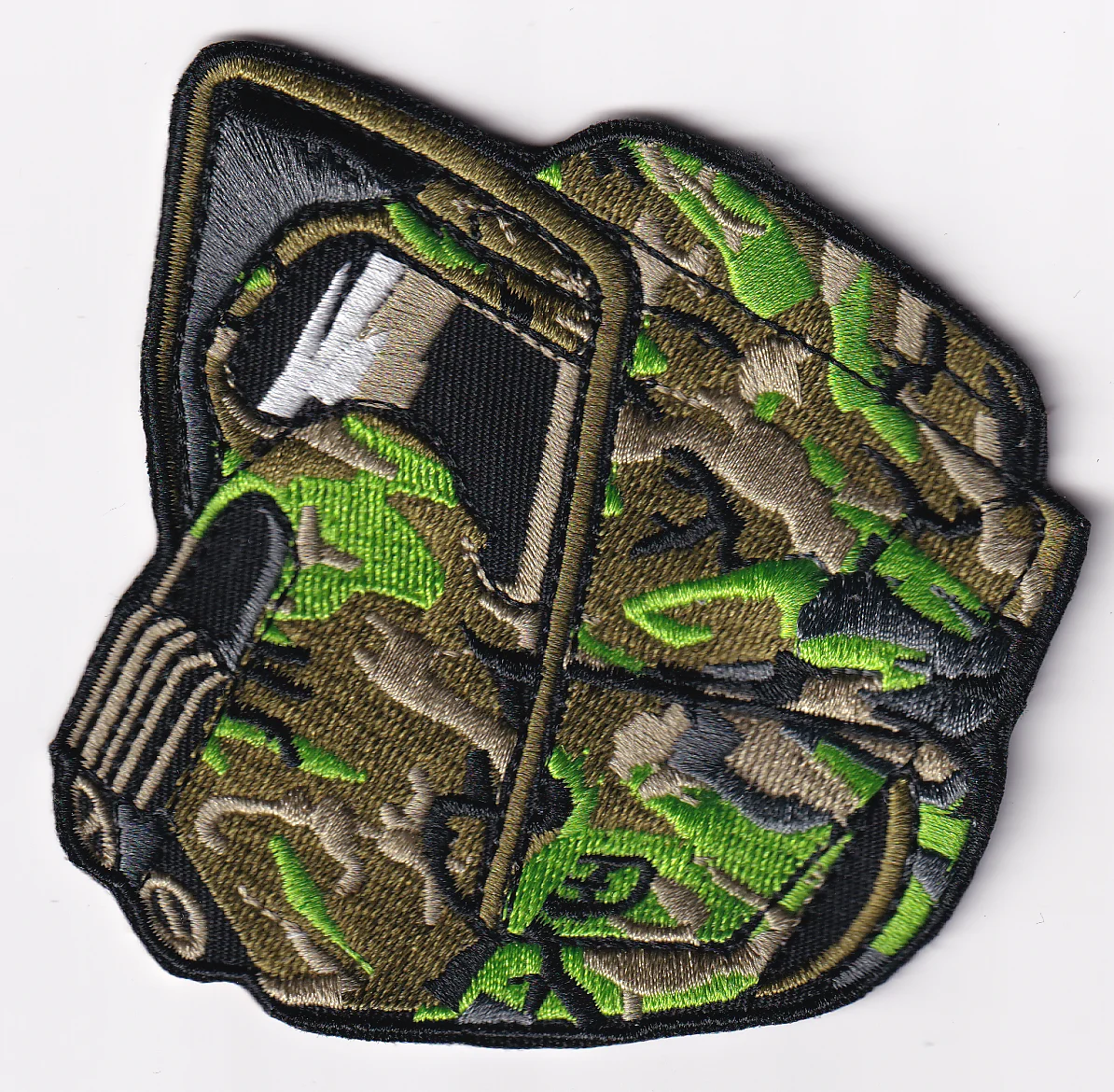 

bordado Embroidery badge patch personalized customization personalizado con su propio logotipo:helmet