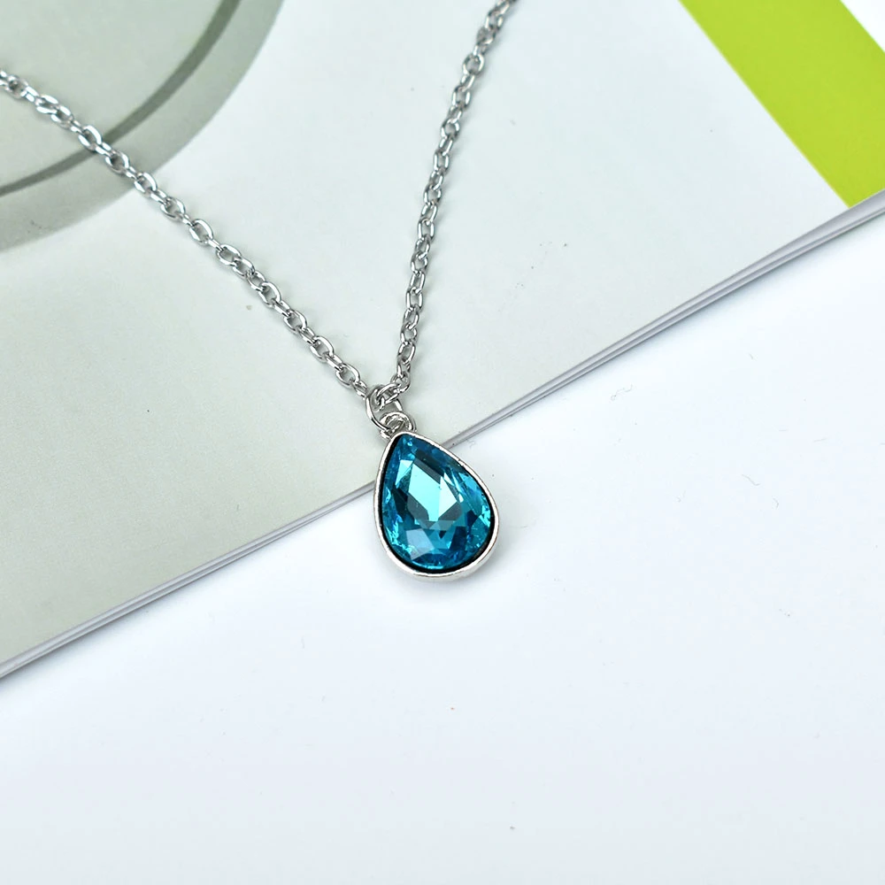 Crystal Water Drop Necklace 