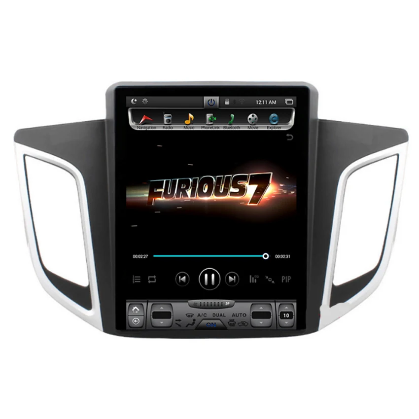 Для hyundai Compact SUV ix25- автомобильный Радио Android мультимедийный плеер Автомобильный сенсорный экран gps навигация поддержка Carplay