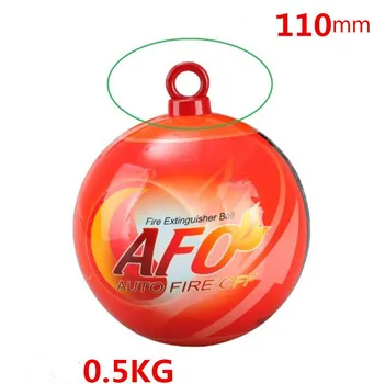 

AFO Dry Powder Fire Extinguisher Ball With Ring fixing Throw Auto Stop Fire Ball For Cars House Electricity 0.5KG NO BOX