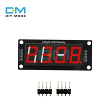 Module d'horloge à Tube numérique TM1637, 4 chiffres, 7 Segments, 0.56 pouces, Module d'affichage LED à Double points pour Arduino, rouge, bleu, blanc, vert