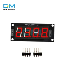 Module d'horloge à Tube numérique TM1637, 4 chiffres, 7 Segments, 0.56 pouces, Module d'affichage LED à Double points pour Arduino, rouge, bleu, blanc, vert 