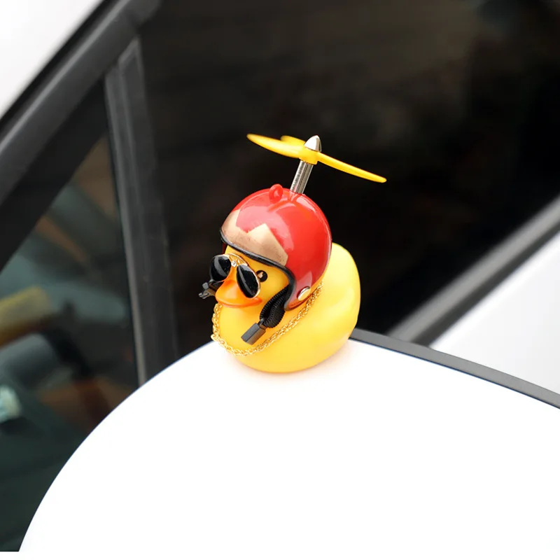Крутое украшение для автомобиля персональный Летающий пропеллер Turbo Duck Dolll