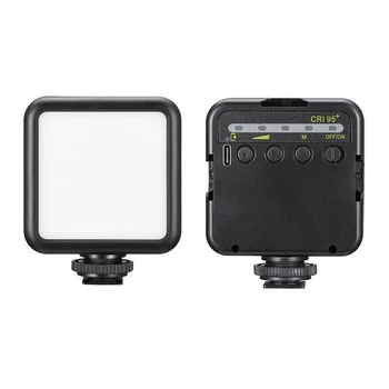 

Dimmable Colorful RGB Fill Light Photographic Mini 49pcs LED Fill Light Built-in Battery Type-C Phone Camera Selfie Lamp Kit