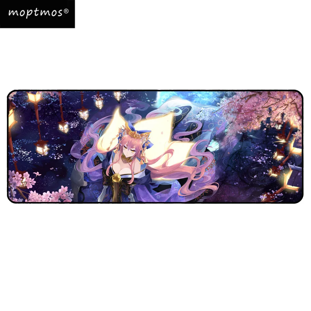 Игровой коврик для мыши с аниме большой скоростной мягкий игровой Офисный