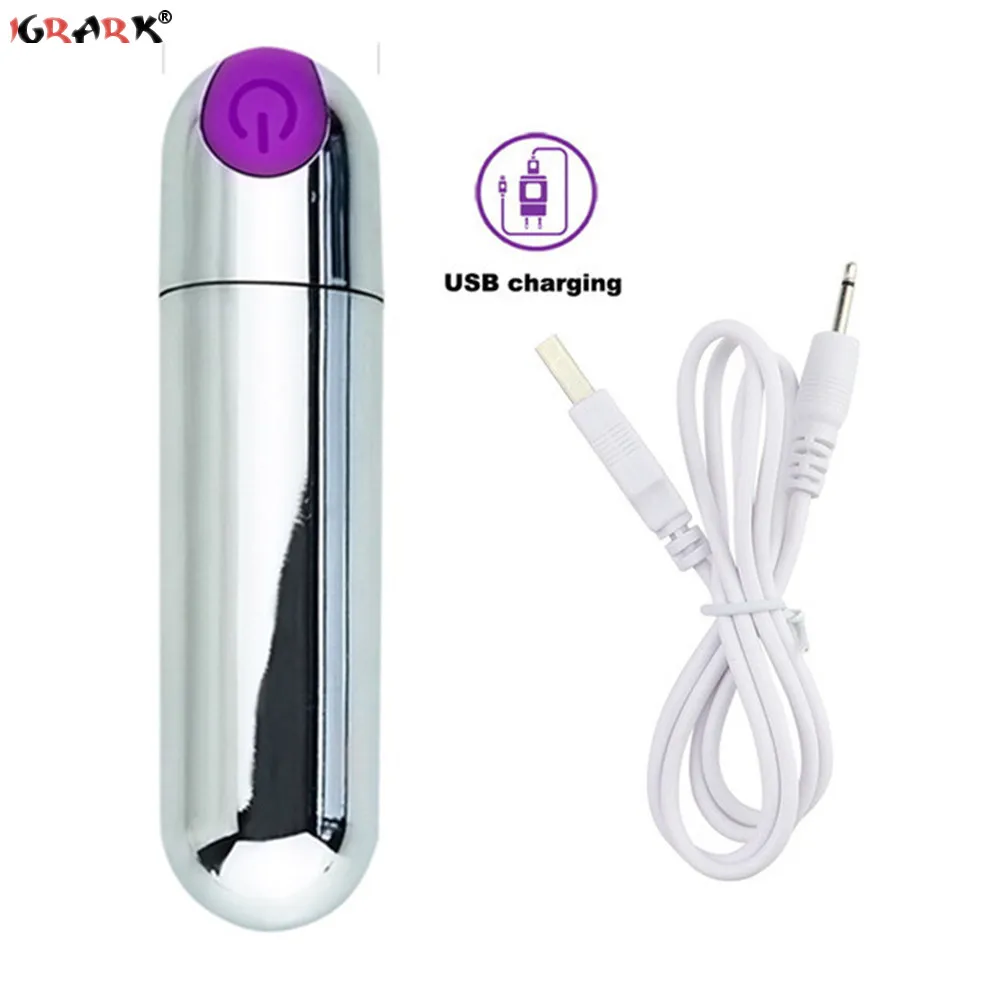 Mini Bullet Vibrator 10Speeds Clitoris Stimulator G Spot Vagina Massage Adult Sex Toys For Women Gay Female Masturbator