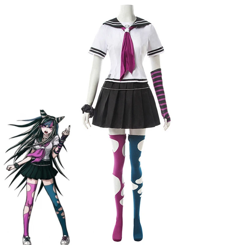 Morematch Anime Danganronpa Mioda Ibuki Cosplay Costume Colorful Devil Horn Wig For Woman Halloween Carnival Props -Zentai shop online H073e8f986e8e470a8662fbcb036acc43l.jpg