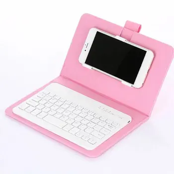 

Universal Design PU Leather Wireless Keyboard Case for iPhone Protective Mobile Phone with Wireless Keyboard For iPhone
